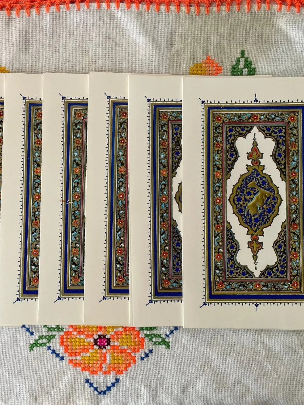 Turkish Art Thank You Cards Set of 8